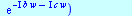 `/`(`*`(`+`(exp(`+`(`*`(a, `*`(b)), `*`(I, `*`(c, `*`(w))))), `-`(exp(`+`(`*`(a, `*`(c)), `*`(I, `*`(b, `*`(w))))))), `*`(exp(`+`(`-`(`*`(`+`(I), `*`(b, `*`(w)))), `-`(`*`(`+`(I), `*`(c, `*`(w))))))))...